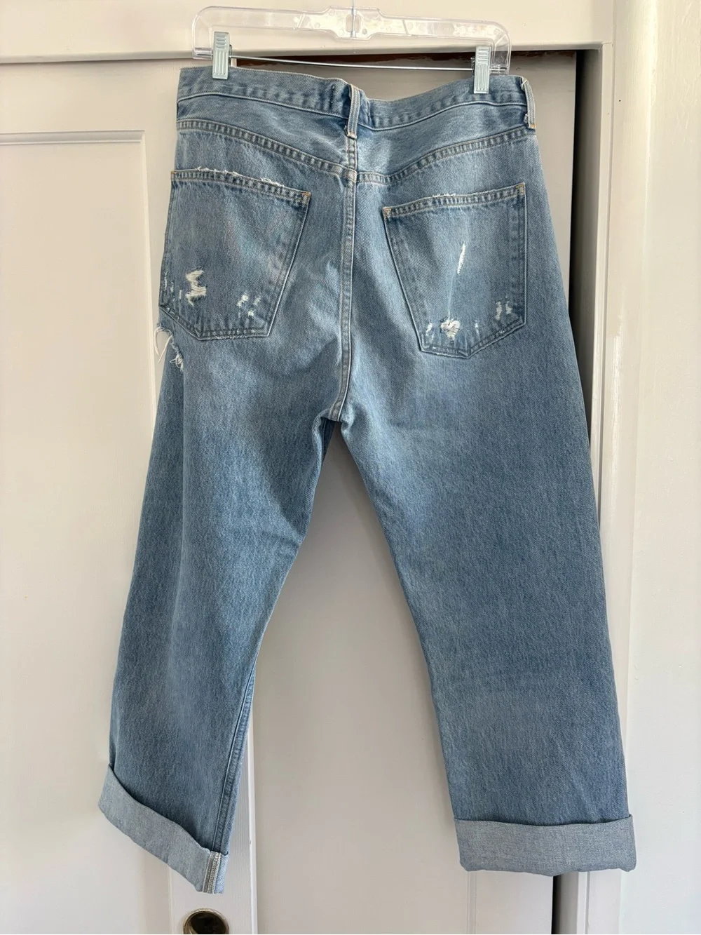 Agolde 90’s Mid -Rise Distressed Jeans size 29.